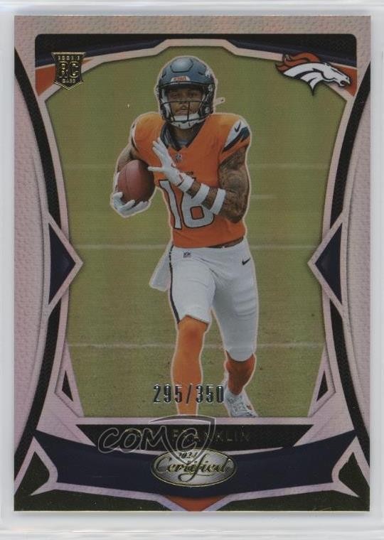 2024 Certified Rookies Mirror 295/350 Troy Franklin #177 1gf3