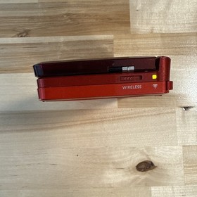 Flare Red Nintendo 3ds With 2GB SD Card Fully Tested And Working W/ Charger 🔥
