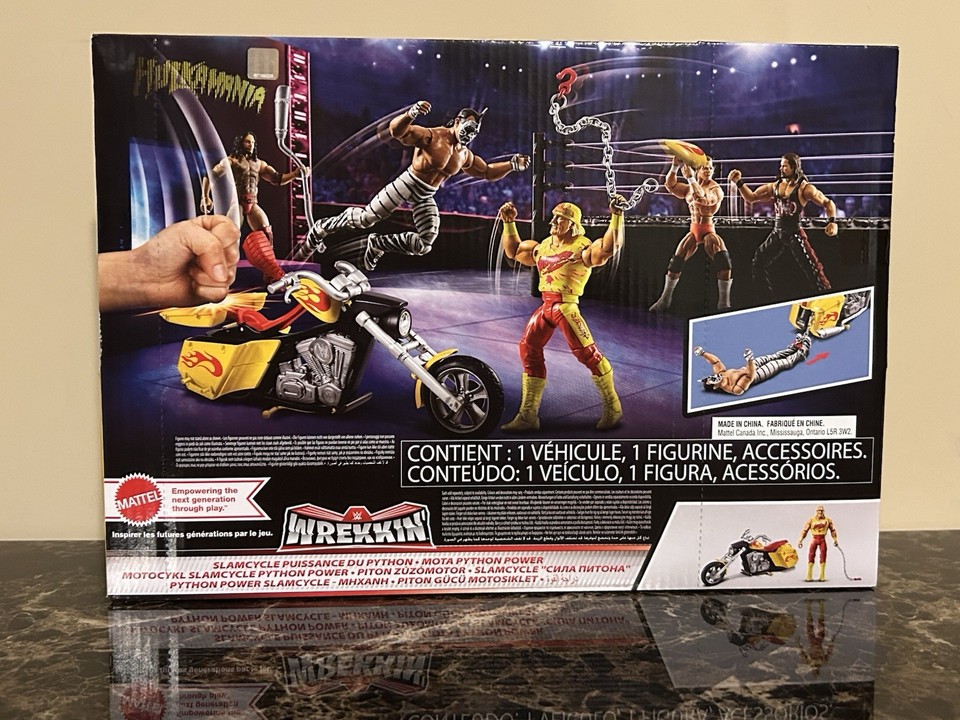 WWE Mattel Wrekkin Hulk Hogan Python Power Slamcycle | eBay