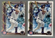 2 2025 Topps Holiday Kyle Tucker: Silver Glitter Parallel, Base #H26 Cubs