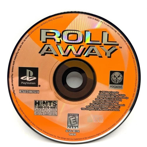 PS1 Roll Away Sony PlayStation 1 Game Disc Only