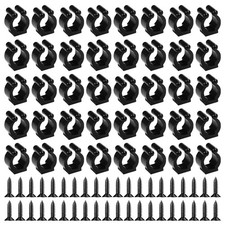 40 PCS Fishing Rod Clips, Wall Mounted Fishing Rod Holders, Billiards Snooker...