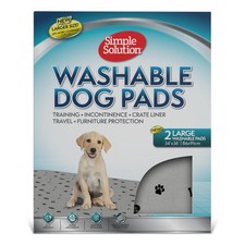 Simple Solution Large Washable Puppy Pad, Reusable Dog Training Pads for Hous...
