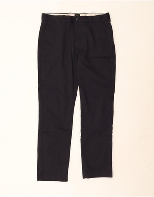 J. Crew Herren Stretch Straight Chino Hose W31 L30 Navy Blau Polyester BA24