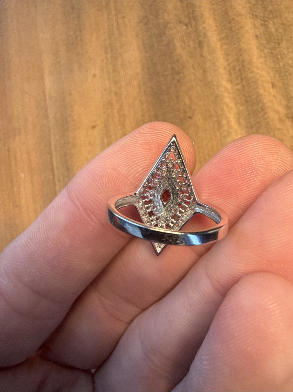 1CT Ruby & White Topaz 925 Solid Sterling Silver … - image 6