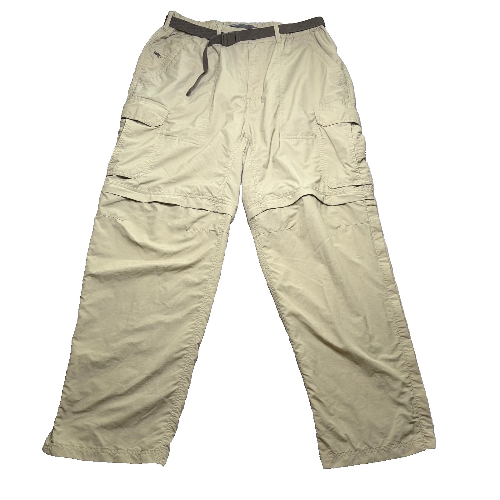 REI Convertible Pants Mens (Fits 31x30) Zip Off Hiking Cargo Outdoor Belt Gorp