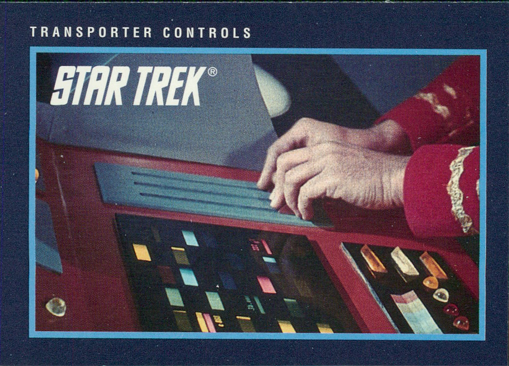 1991 Star Trek 25th Anniversary Trading Card #243 - “Transporter Controls”9