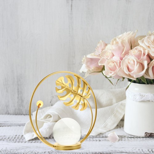 Turtle Leaf Ornament Office Home Crystal Ball Decor Delicate Ornaments House - Picture 11 of 12