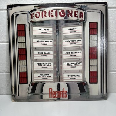 Foreigner Records Greatest Hits LP Vinyl Record Atlantic 80999-1