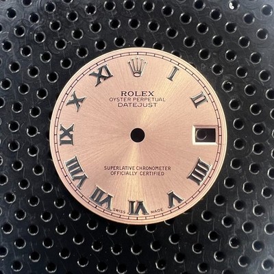 Genuine Rolex Datejust 31 Salmon Sunburst Dial with Roman Hour Markers
