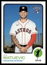 2022 Topps Heritage High Number J.J. Matijevic Rookie Houston Astros #561