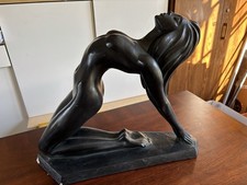 Vintage 1989 Austin Productions SPRING Nude Sculpture Alexsander Danel Art Deco