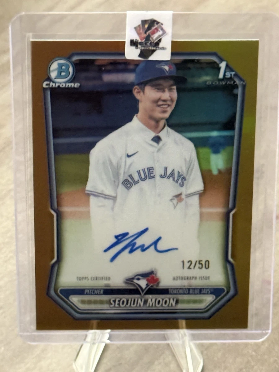 チャップマン ボウマンオート リフラクター Bowman Toronto Blue Jays Baseball Autographed Sports Trading Cards