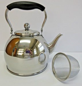 L’epicure Stainless Teapot Kettle - use on Induction, Gas or Electric Stoves