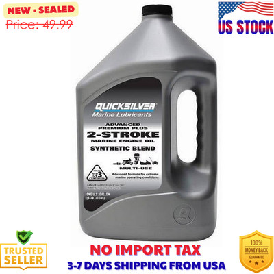 Quicksilver Advanced Premium Plus TC-W3 2-Cycle Outboard Oil - Synthetic Blend 