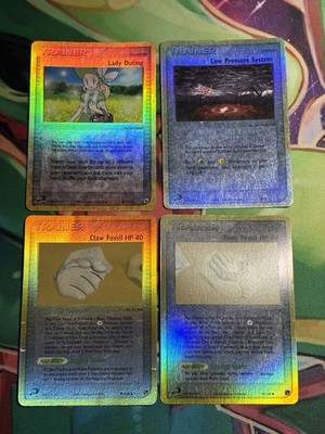 Ex Ruby Sapphire Dragon Sandstorm E Series Era Reverse Holo 4 Pokémon Card Lot