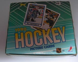TOPPS 1990 HOCKEY CELLO CARDS FULL BOX 24 PACKS 744 CARDS SEALED
