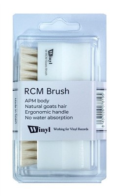 Winyl W-RCM Record Brush Ziegenhaarbürste zweireihig WRCM-GB