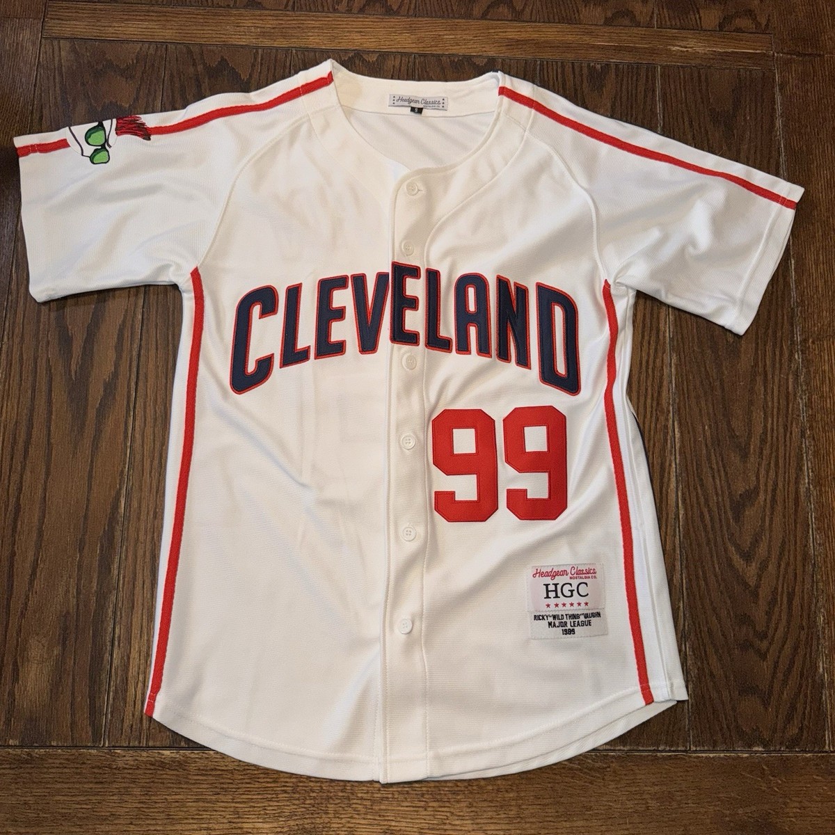 Cleveland Indians Rick Vaughn Jersey Major League Headgear