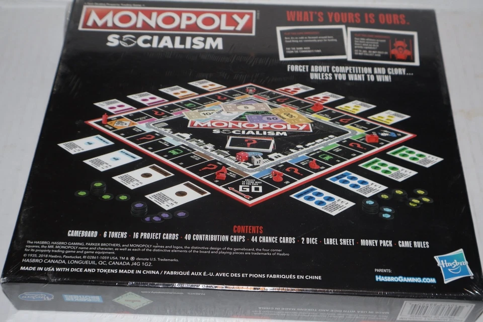 NEW Monopoly Socialism: Winning Is For Capitalists Hasbro Board Game 2018 - Image 2 of 2