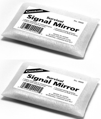 Coghlan's Survival Signal Mirror, 2'' x 3'' (2-Pack)
