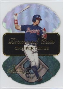 1997 Flair Showcase Diamond Cuts Chipper Jones #9 HOF