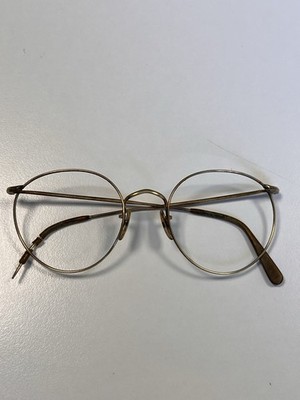 Algha Savile Row 12k Gold Glasses Rare Vintage Frames Panto Spectacle Brille