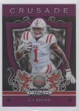 2019 Panini Prizm Draft Crusade Purple Prizm AJ Brown #5 7zf