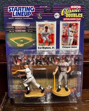 2000 STARTING LINEUP CLASSIC DOUBLES CAL RIPKEN / CHIPPER JONES (New-in-box)
