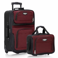 Travel Select Amsterdam Softside Expandable Rolling Luggage Set, 2-Piece Upri...