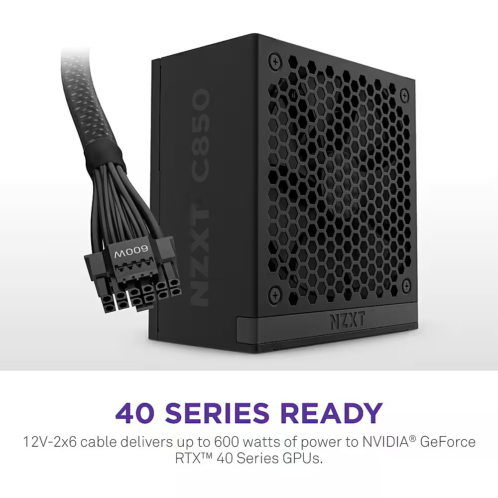 NZXT C 850W ATX 3.1 80 Plus Gold Fully Modular Power Supply 4
