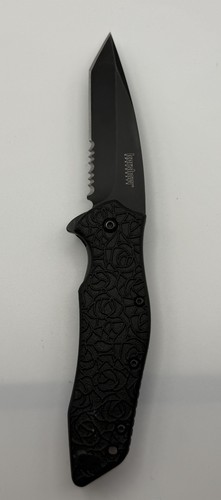 Kershaw 1835TBLKST Kuro Tanto Serrated