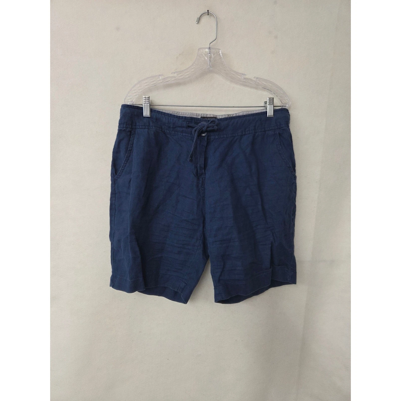 Jones New York Linen Shorts Womens 14 Navy Blue Drawstring Mid Rise Casual Beach
Opens in a new wind
