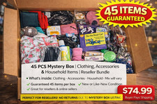 45 Item Mystery Box Mixed General Merchandise Reseller Lot - RETAIL