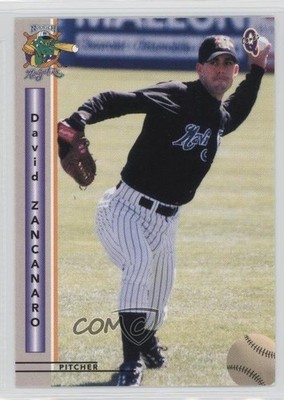 1999 Q Cards Norwich Navigators David Zancanaro #25 fm0