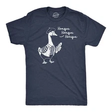 Mens Funny T Shirts Honque Honque Sarcastic French Goose Graphic Novelty Tee for