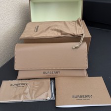 BURBERRY LARGE EYEGLASSES/SUNGLASSES CASE Box Cleaning Cloth Pouch 2.75 in