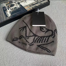 Arc'teryx Bird Head Toque Beanie Merino Wool Dark Grey Orca Winter Ski Snow Hat