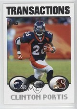 2004 Topps Transactions Clinton Portis #225 2u3