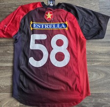 Camiseta de fútbol Nike Atlas FC 02/03 Home JP Chato Rodriguez talla mediana