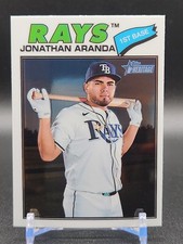 2026 Topps Heritage - #20 Jonathan Aranda - Chrome - Tampa Bay Rays