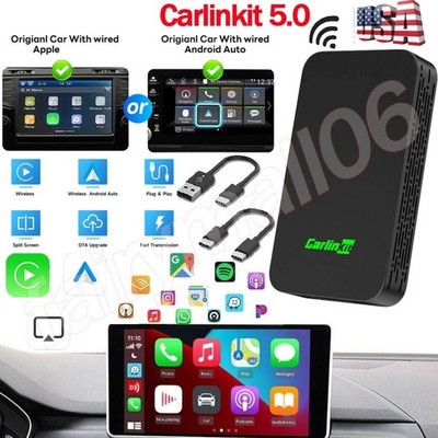 Carlinkit 5.0 Wireless Carplay Android Auto Box Multimedia Video Player Adapter