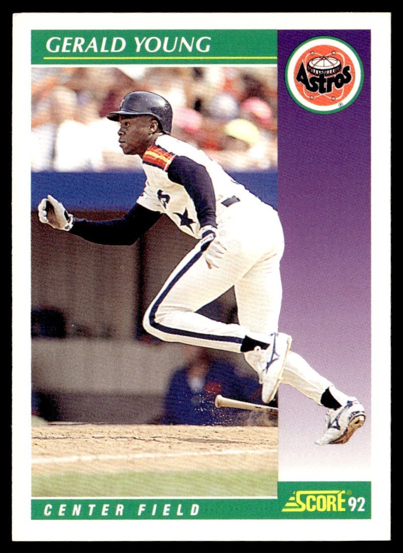 1992 Score Gerald Young Houston Astros #346