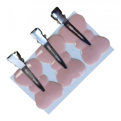 3Pcs No Bend Seamless Curl Pin Haarspangen Klammern Für Make-up Schmetterling