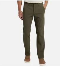 Weatherproof Vintage Men's Regular Fit Stretch Canvas Workwear, 40x30, Green