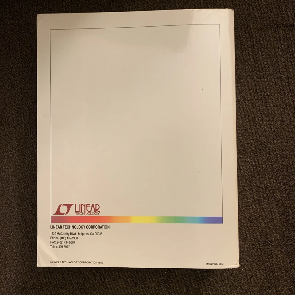 1990 linear databook linear technology - Image 2 of 4