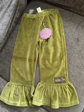 Matilda Jane Character Counts Girls Size 6 Green Velour Bloomer Pants