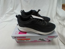 Khombu Women's Patan Black Sneakers Lightweight Memory Foam Breathable Size 10