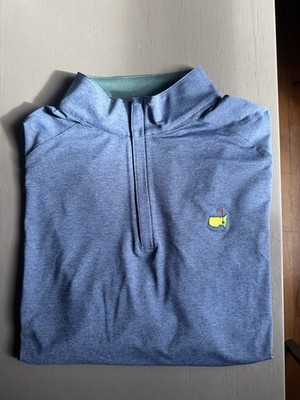 Masters - Peter Millar 1/4 Zip Pullover Men's Large Augusta