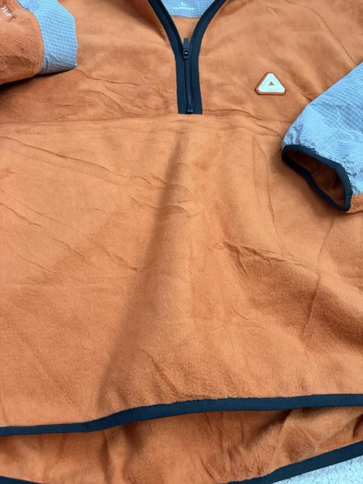Chaqueta Palace Polartec 1/4 Cremallera Naranja Talla Grande L Patinetas Nueva Sin Etiquetas Pullover 1/2 Foto 2 de 4